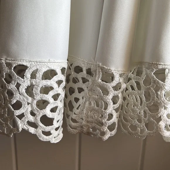 Donna Ricco New York White Flare Dress - Picture 3 of 4